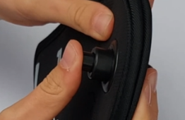 Smartphone-Tasche gesperrt